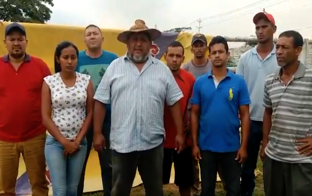 Campesinos del predio Bella Vista denuncian sicariato policial en Bolívar