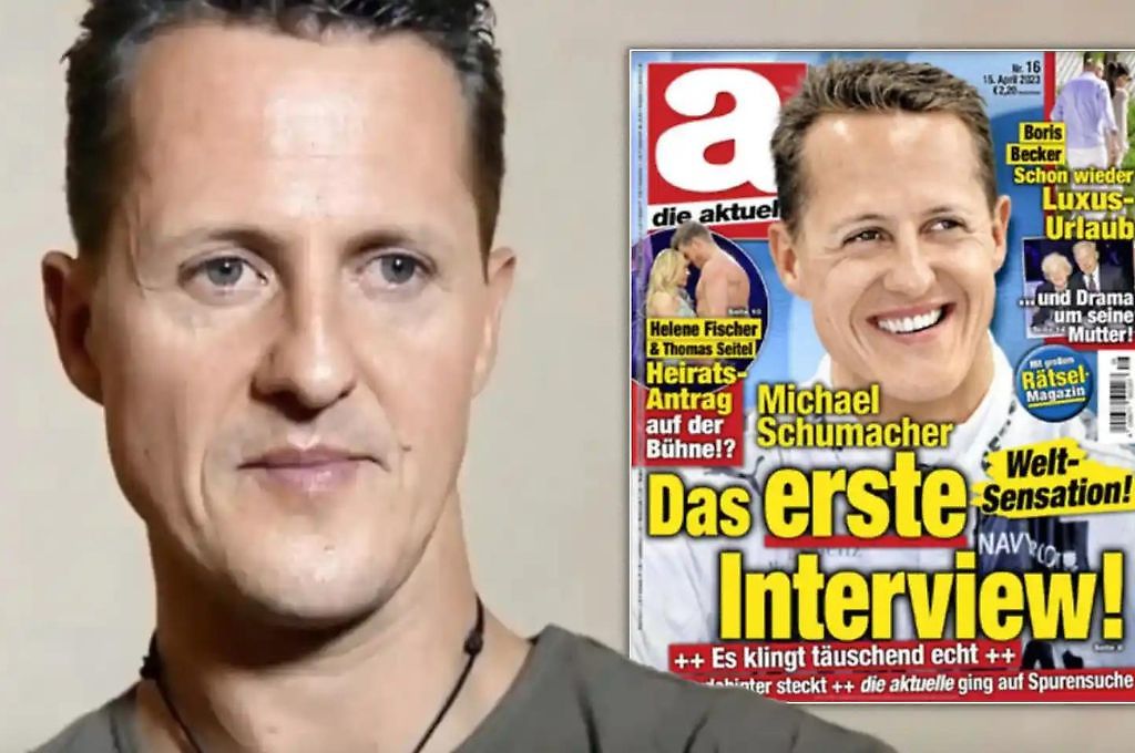 Die Aktuelle, revista alemana, creó una falsa entrevista con Michael Schumacher