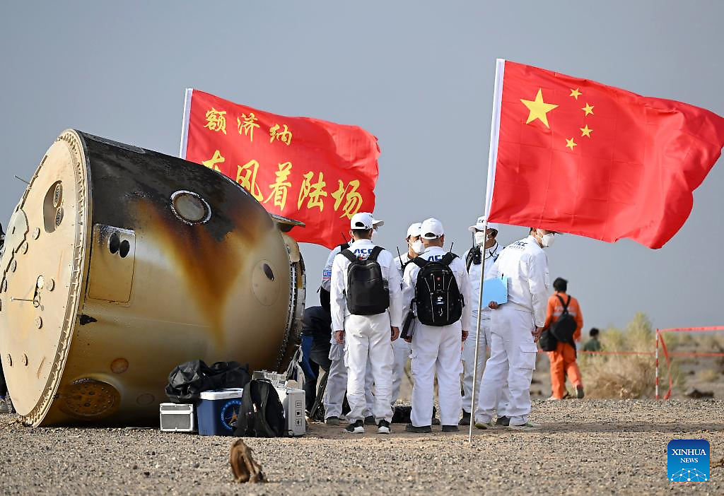 La cápsula de regreso de Shenzhou-15
