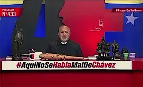Diosdado Cabello en El mazo dando