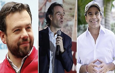 Carlos Galán, Fico Gutiérrez y Alex Char