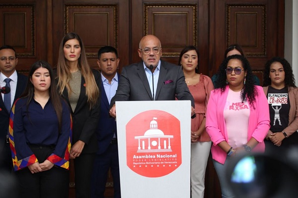 Jorge Rodríguez denunció que están tratando de imponer una matriz que no es la que está sustentada en el acuerdo Político y Electoral.