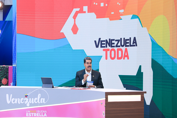 Presidente Maduro rechaza las declaraciones belicistas, irrespetuosas e ilegales de Irfaan Ali, presidente de Guyana, sobre el referéndum consultivo en defensa del Esequibo.