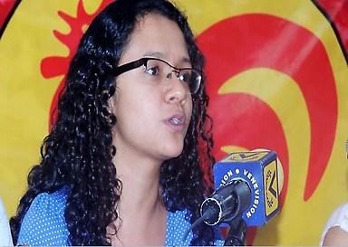 Neirlay Andrade, integrante del Buró Político del PCV