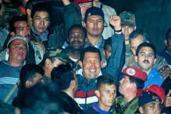 Chávez, el retorno a Miraflores 13.04.02.