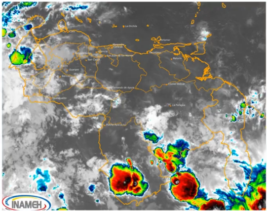 Situación meteorológica para el 23 de abril de 2024 en Venezuela