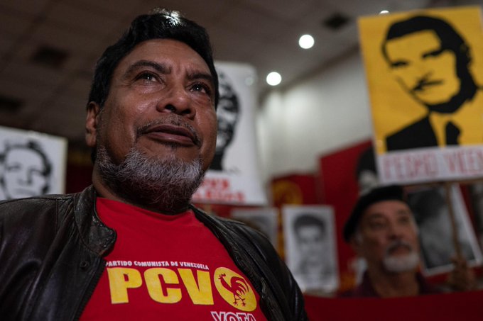 Oscar Figuera, Secretario General del Partido Comunista de Venezuela (PCV)