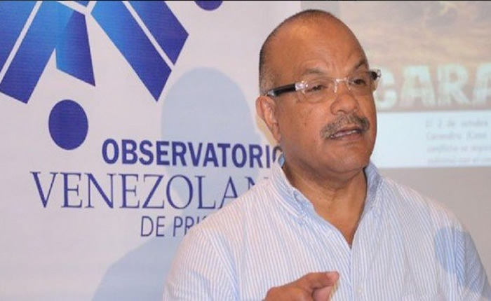 Humberto Prado, representante del Observatorio Venezolano de Prisionies