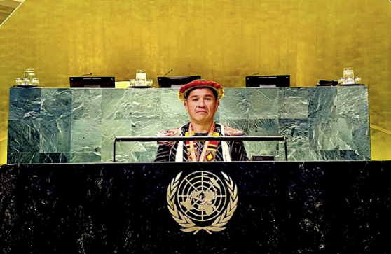 El defensor de los derechos de los pueblos indígenas venezolano, Olnar Ortiz