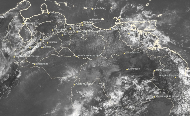 Situación meteorológica para el 22 de abril de 2024 en Venezuela